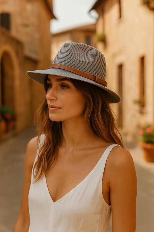 Eleganza Mediterranea Cappello intrecciato italiano