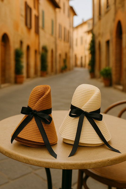 Elegante cappello estivo pieghevole