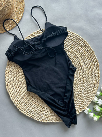 Costume Intero Elegante con Schiena Scoperta