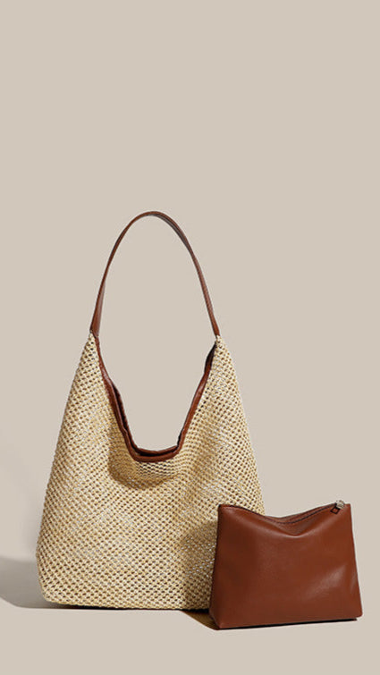 Borsa Naturale con Pochette Coordinata