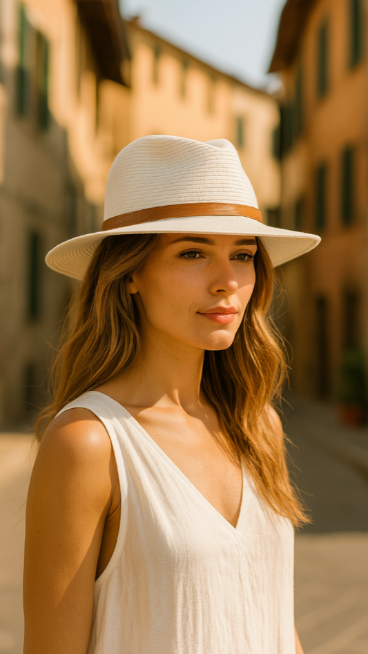 Eleganza Mediterranea Cappello intrecciato italiano