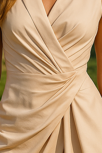 Abito Midi Elegante in Raso